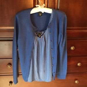 New York & Co camisole and sweater